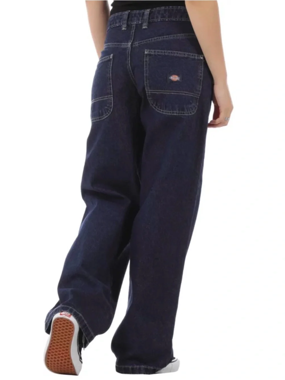Dickies Women's Mechanic Loose Fit Jeans  Indigo Size 28